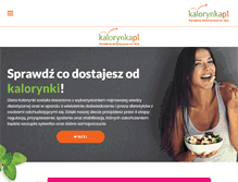 Tablet Screenshot of kalorynka.pl